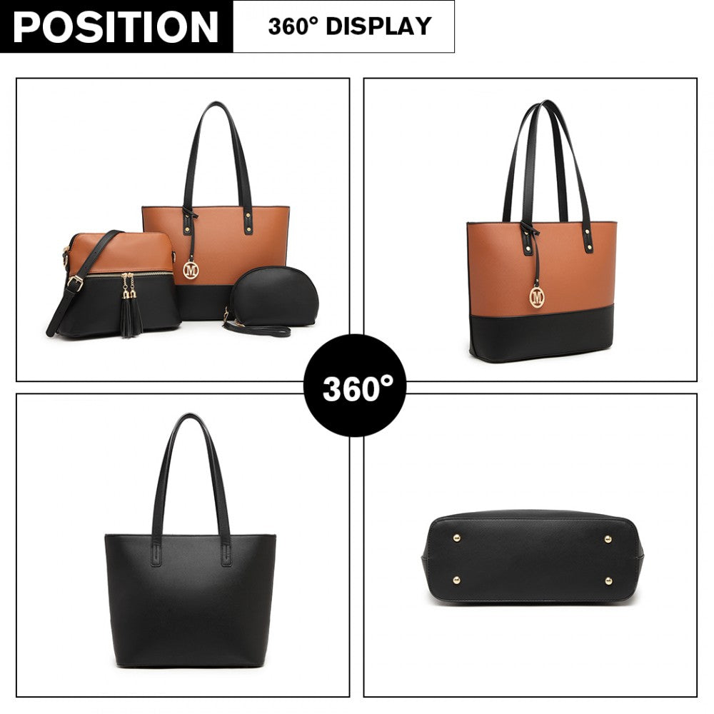 3 PIECE TOTE BAG SET