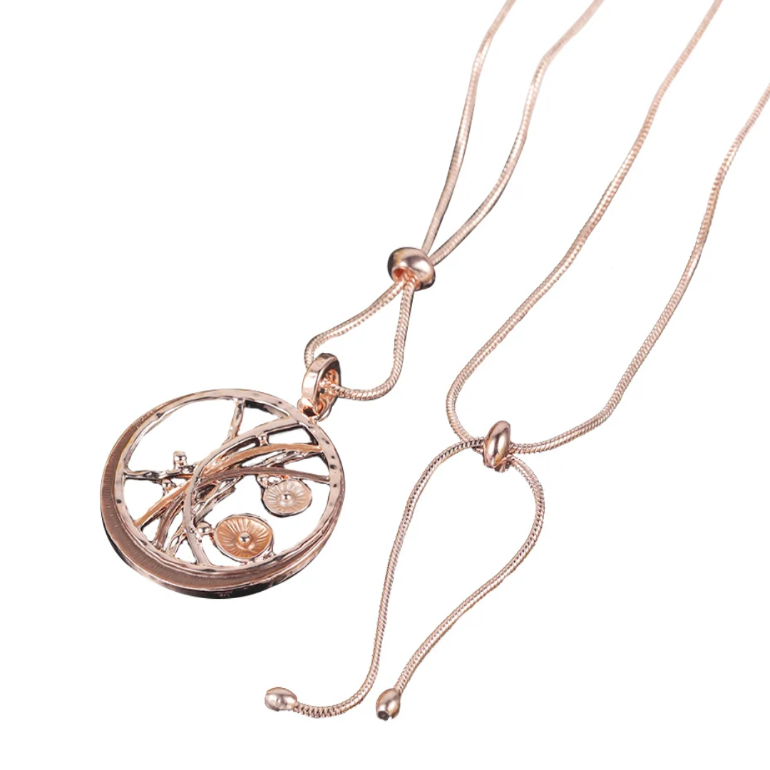 Circle Flower Necklace
