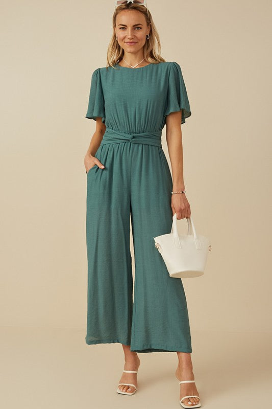 Twist Waist Jumpsuit