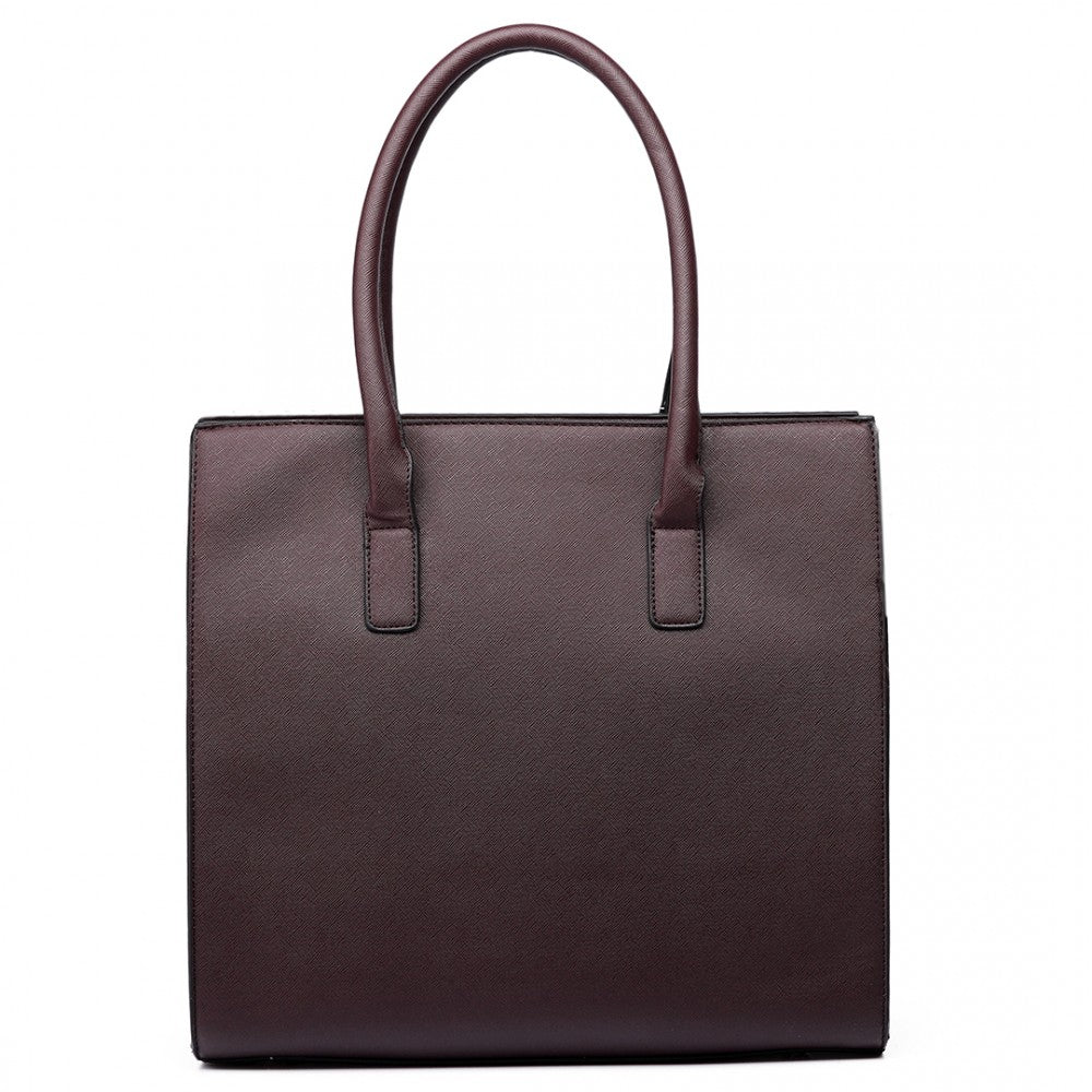 SNAKE SKIN STRIPE HANDBAG