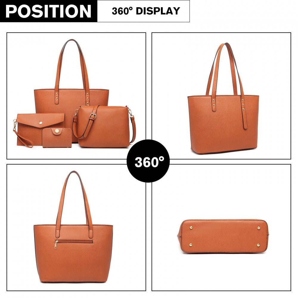 4 PIECE HANDBAG SET