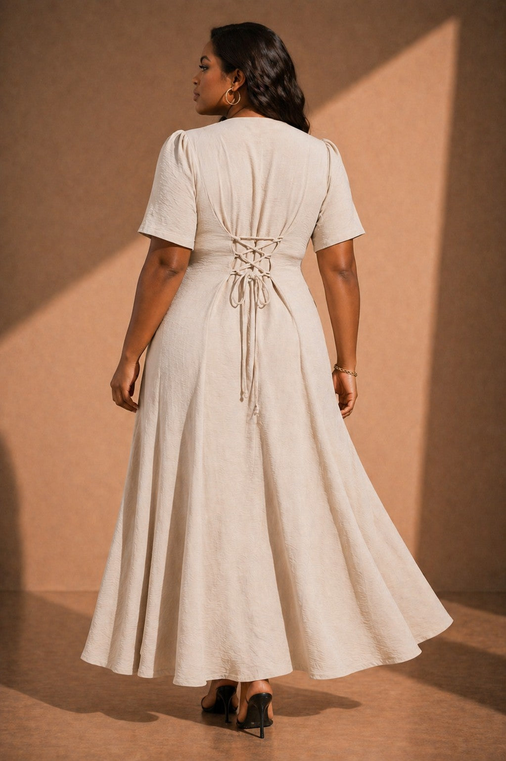 Starfish V Neck Maxi Dress