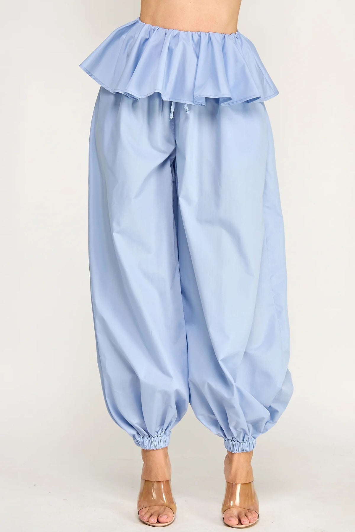 Oversized Overlay Balloon Pants