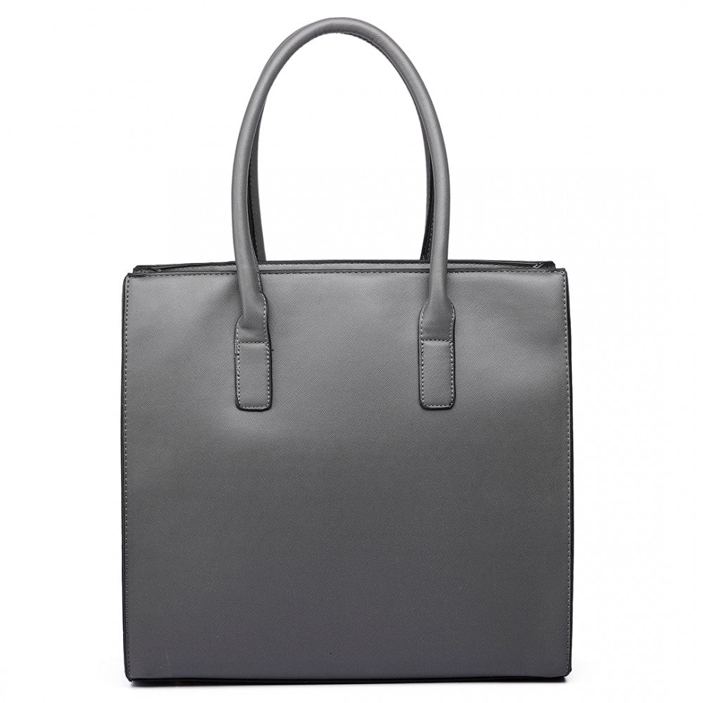 SNAKE SKIN STRIPE HANDBAG