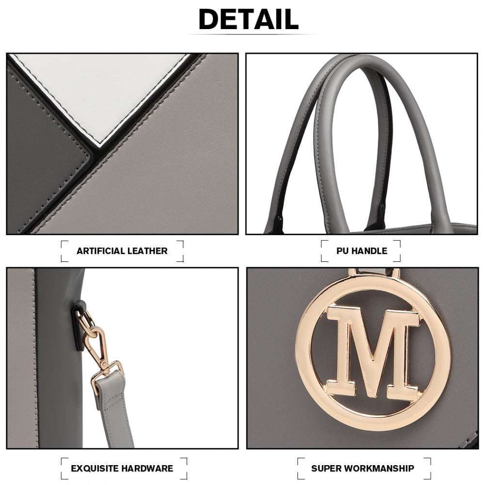GEOMETRIC OMBRE HANDBAG