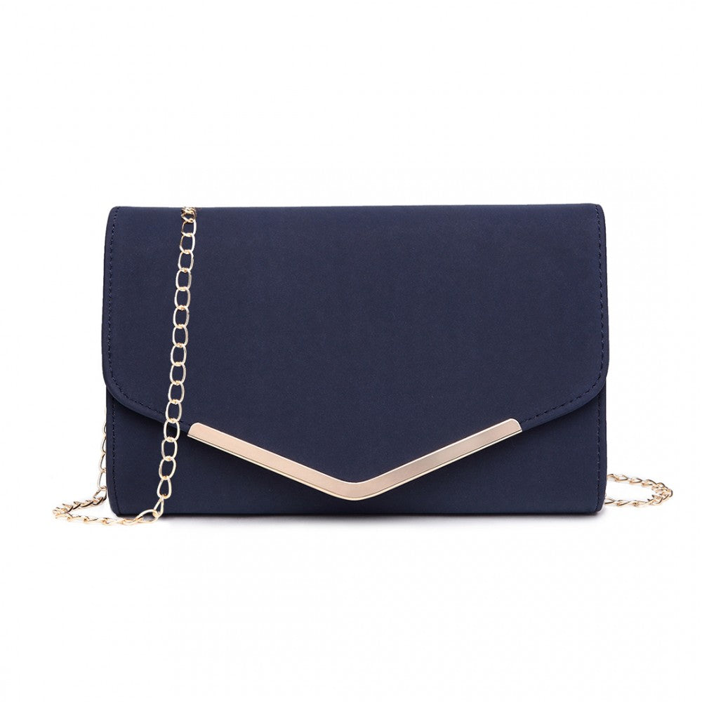 LEATHER ENVELOPE CLUTCH