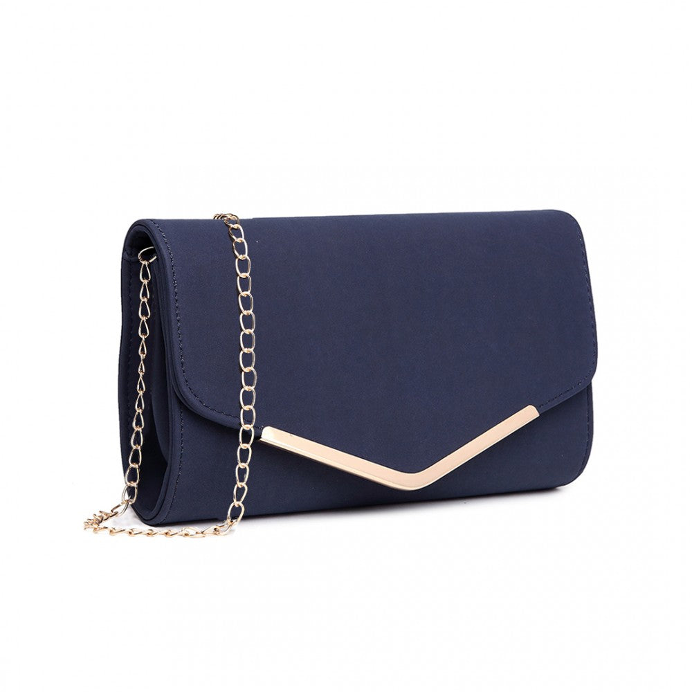 LEATHER ENVELOPE CLUTCH