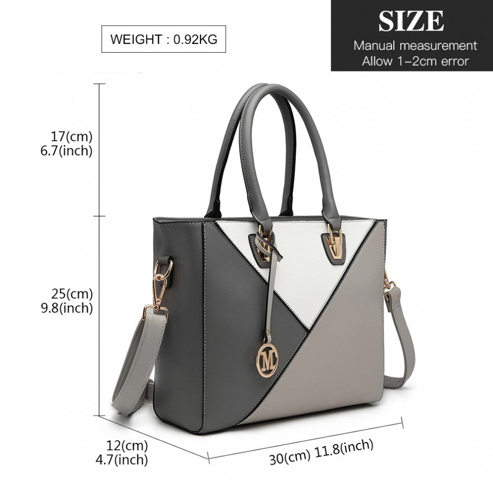 GEOMETRIC OMBRE HANDBAG