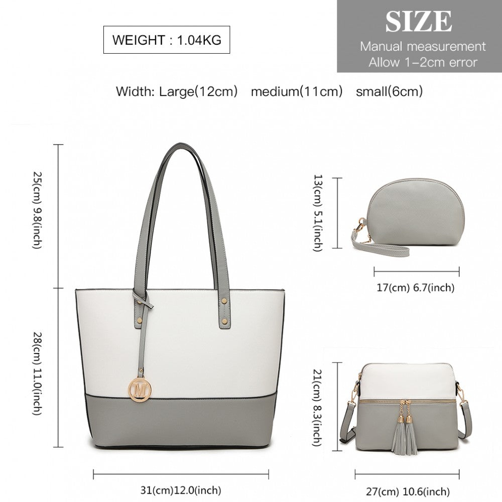 3 PIECE TOTE BAG SET