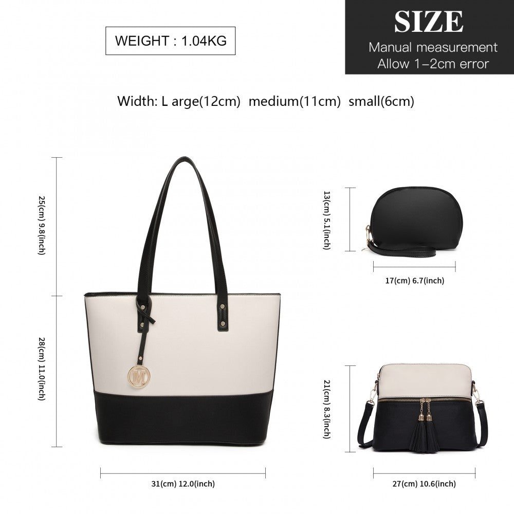3 PIECE TOTE BAG SET