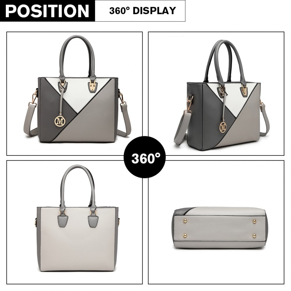 GEOMETRIC OMBRE HANDBAG