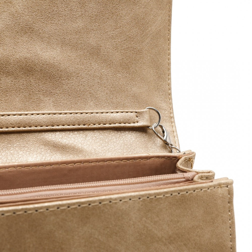 STYLISH TWILL CLUTCH