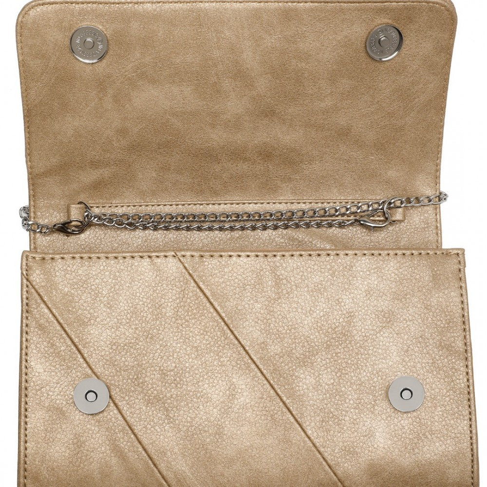STYLISH TWILL CLUTCH