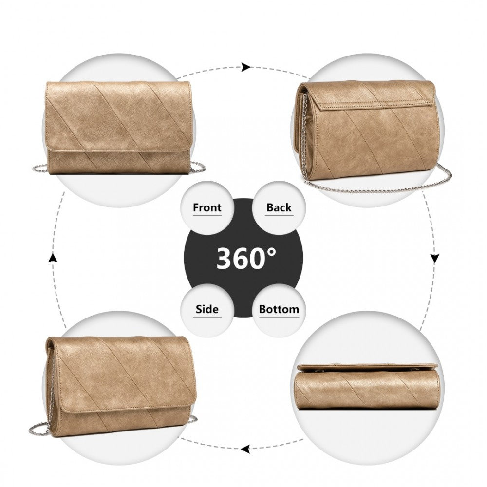 STYLISH TWILL CLUTCH
