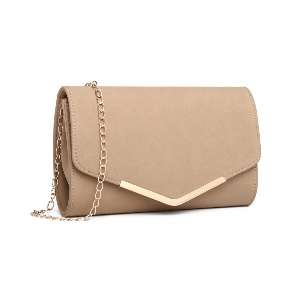 LEATHER ENVELOPE CLUTCH