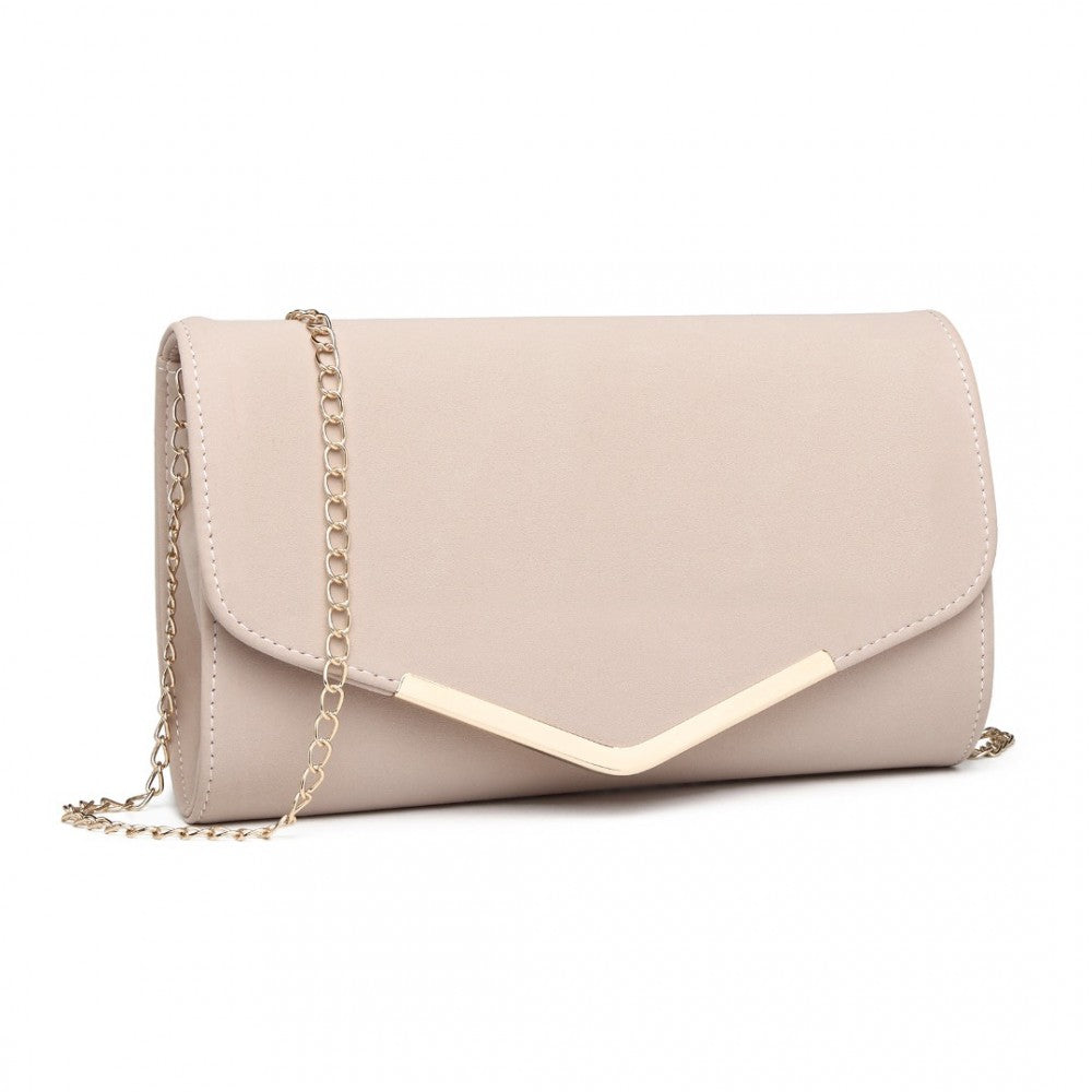 LEATHER ENVELOPE CLUTCH