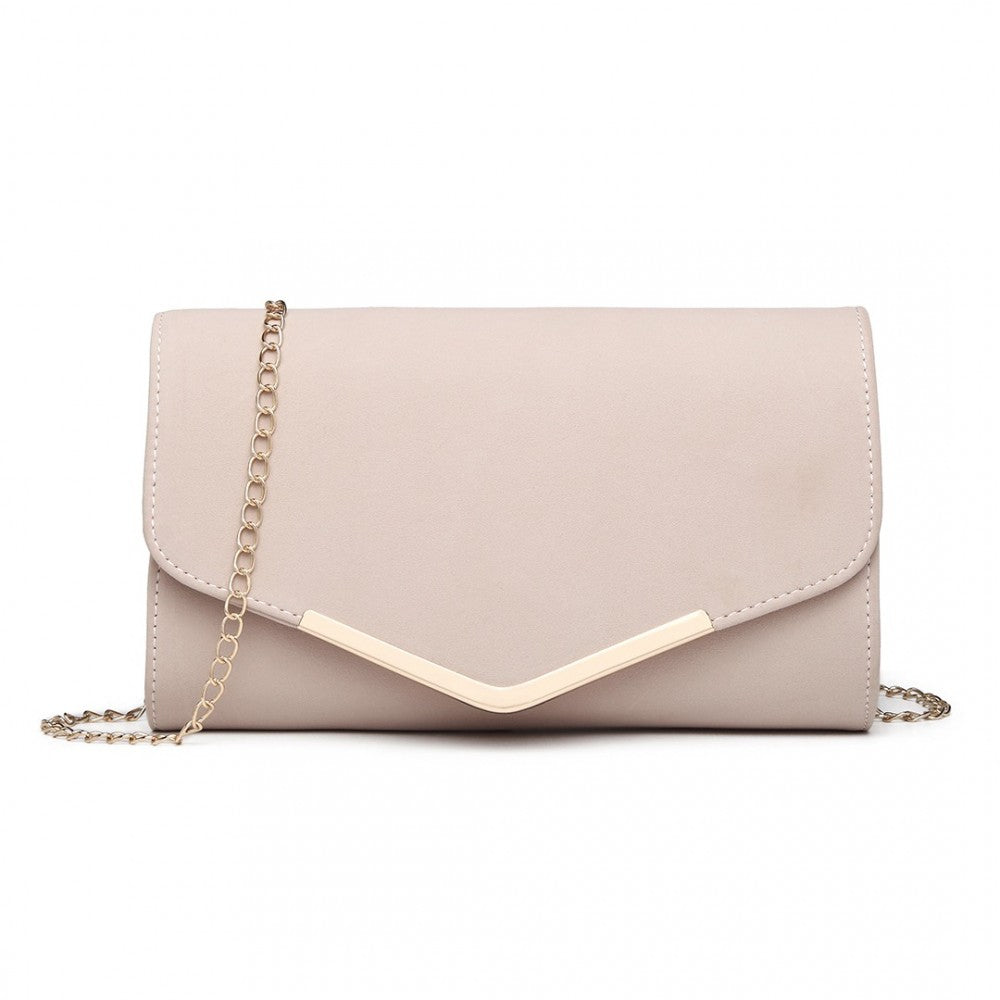 LEATHER ENVELOPE CLUTCH