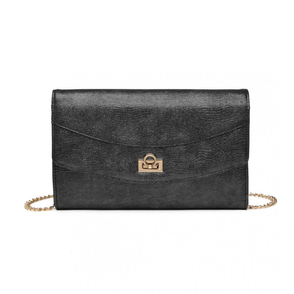 ELEGANT LEATHER EVENING BAG