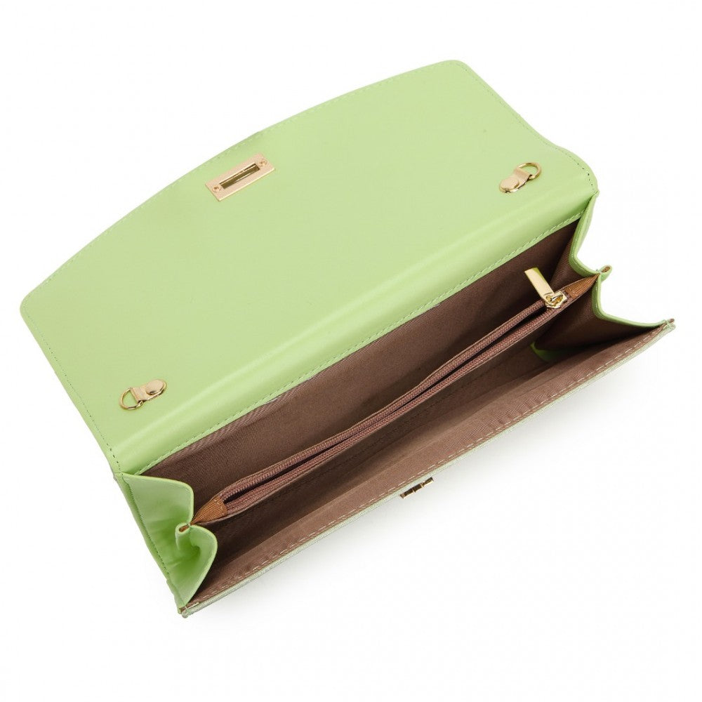 ELEGANT LEATHER EVENING BAG