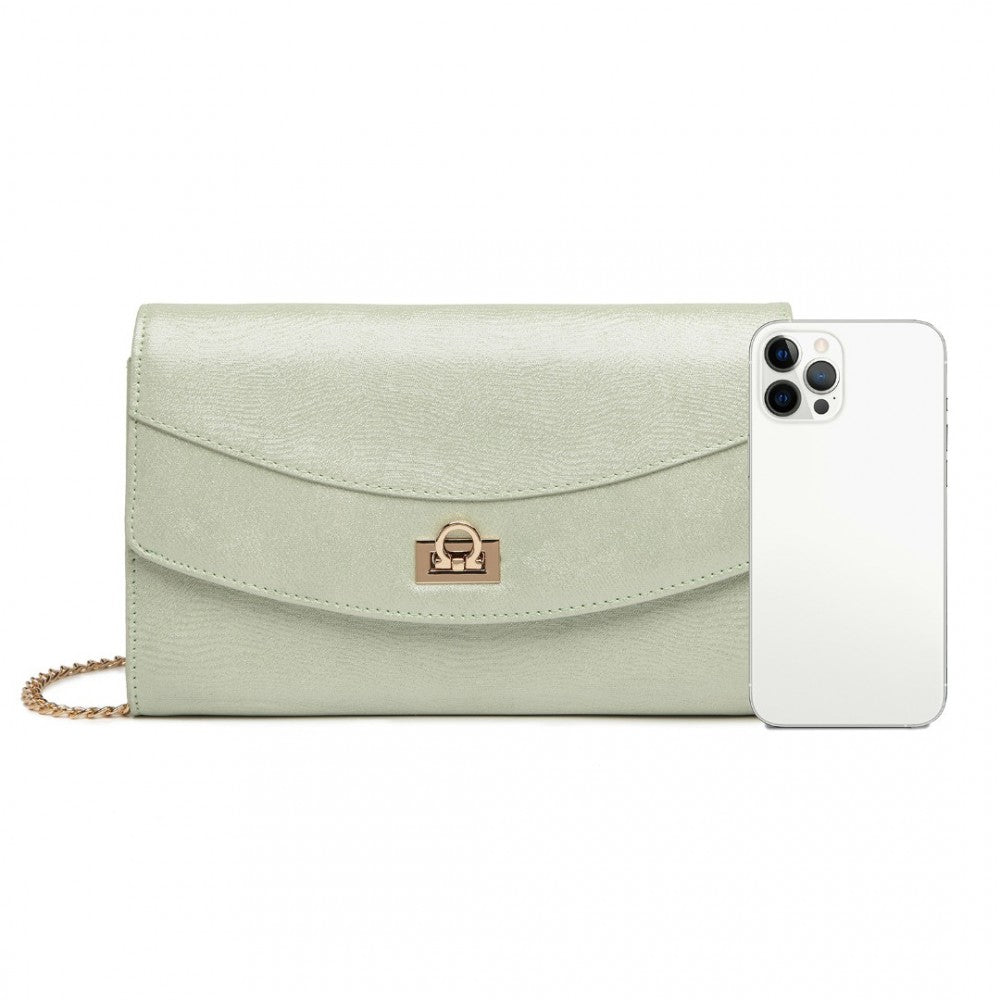 ELEGANT LEATHER EVENING BAG