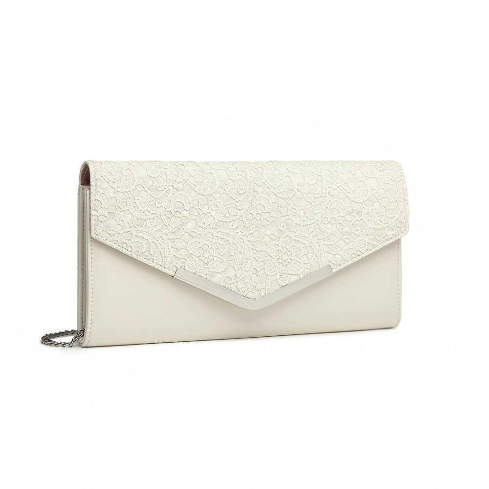 ENVELOPE FLAP CLUTCH EVENING BAG