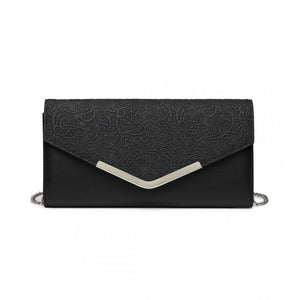 ENVELOPE FLAP CLUTCH EVENING BAG