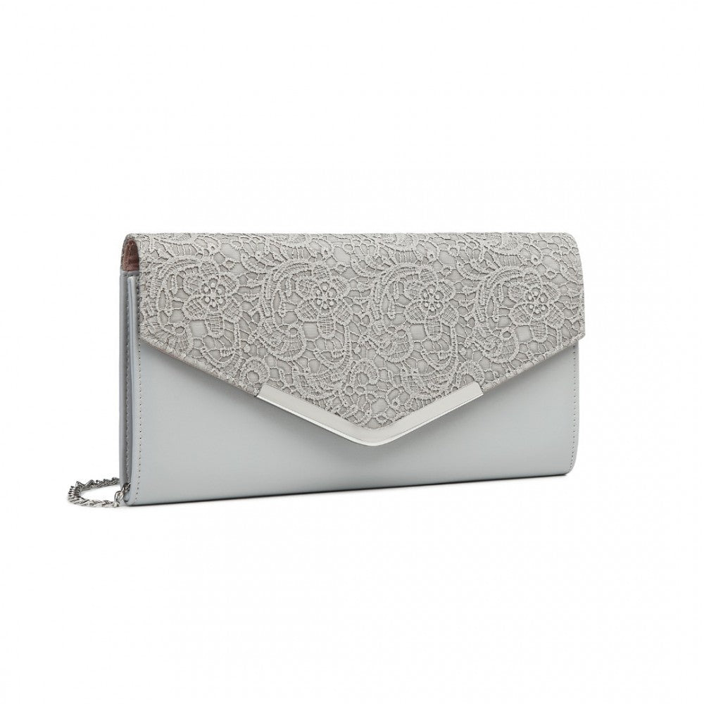 ENVELOPE FLAP CLUTCH EVENING BAG