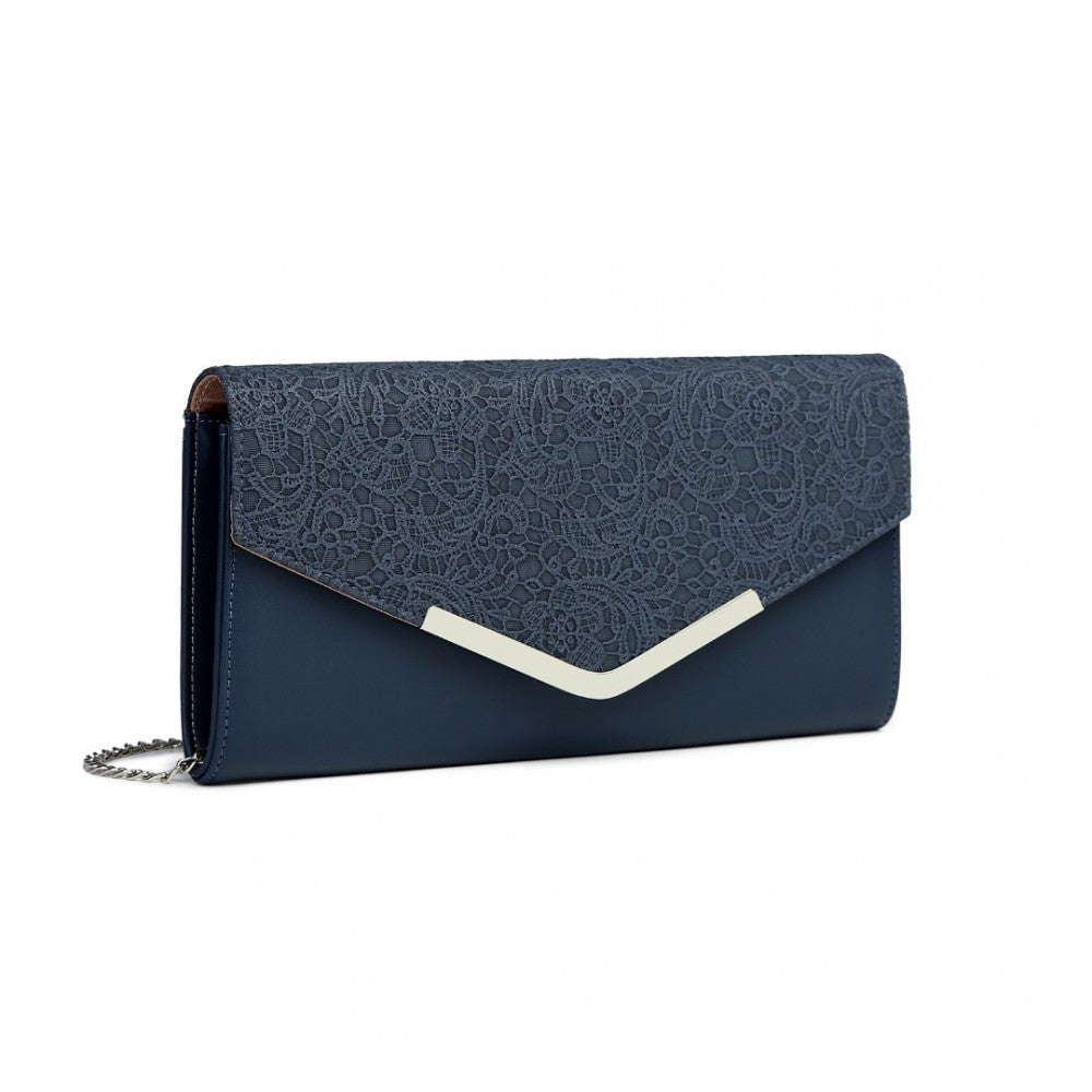 ENVELOPE FLAP CLUTCH EVENING BAG