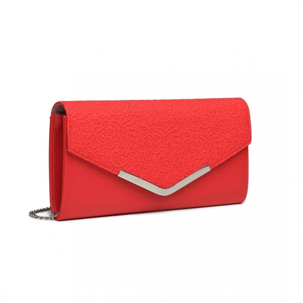 ENVELOPE FLAP CLUTCH EVENING BAG