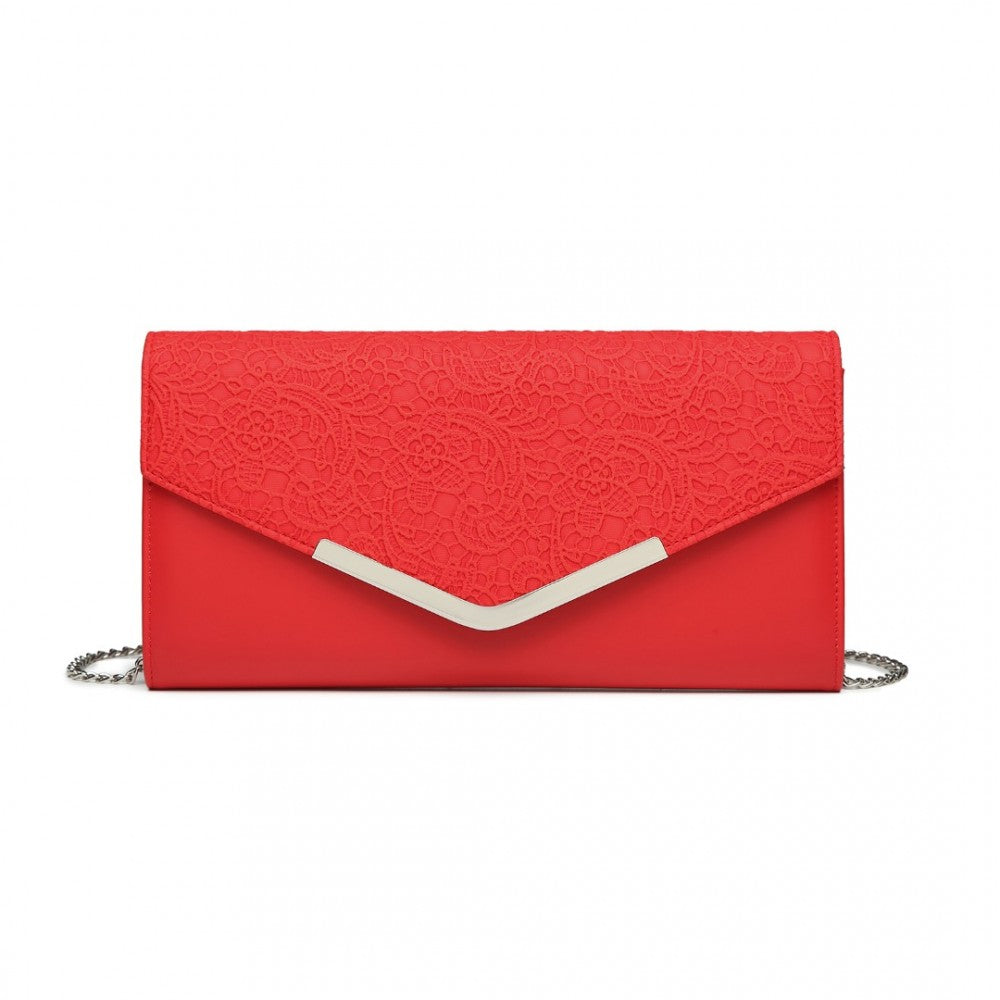 ENVELOPE FLAP CLUTCH EVENING BAG