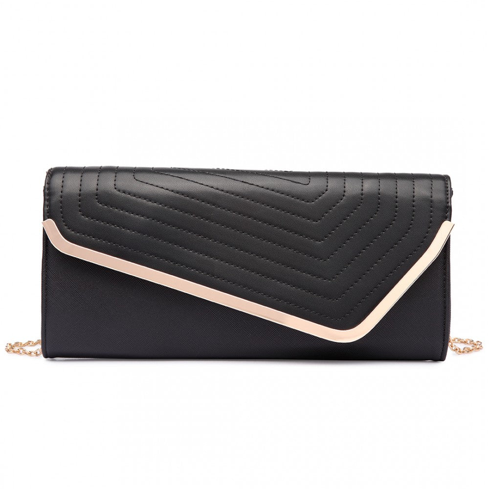 Quilted Envelope Clutch-Handbags-ML-Daring Diva Australia, plus size fashion, plus size clothing, plus size clothing online, plus size womens clothing, womens clothing online, womens fashion, women's bag, bags for women, womens handbag, handbags for women, leather bag, handbags, chain bag, shoulder bag, tote bags, clutches, pouches, backpacks, beach bags, bags, accessories, purses for women, ladies handbags, crossbody bags for women, womens work bag, fashion, black clutch bag