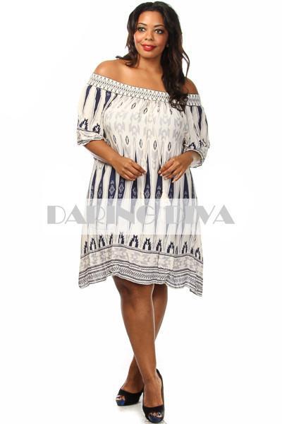 Z-Off Shoulder Shift Mini Dress-SOLD-SOLD-16/18-White-Daring Diva Australia