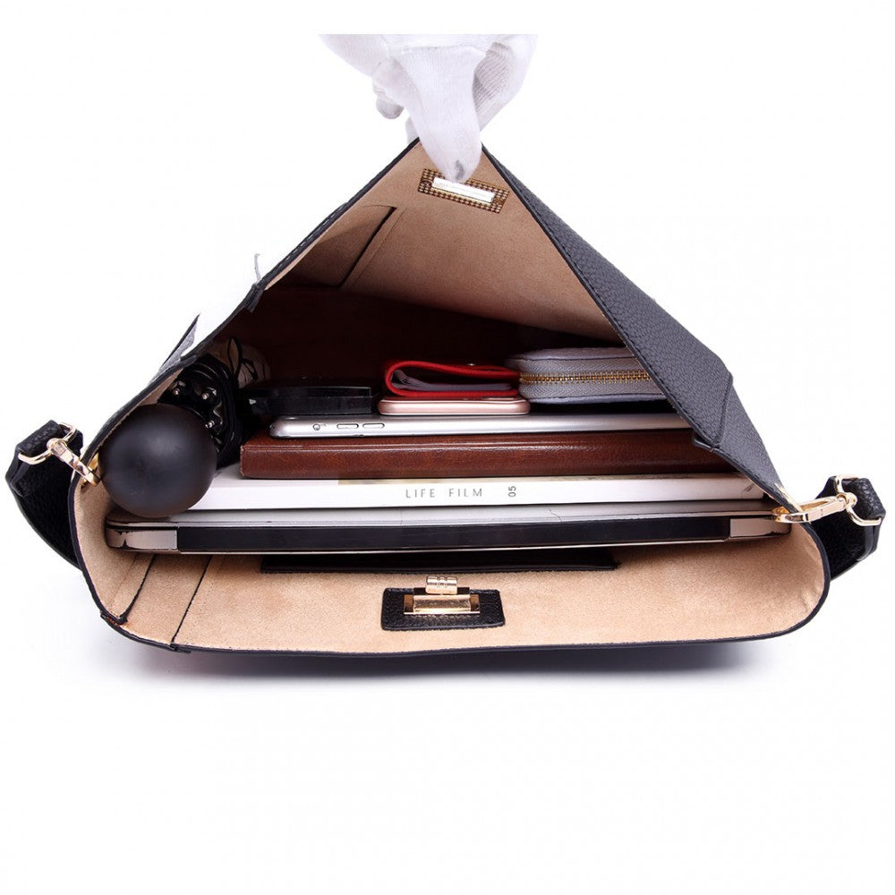 Slouchy Leather Shoulder Bag-Handbags-ML-Daring Diva Australia, plus size fashion, plus size clothing, plus size clothing online, plus size womens clothing, womens clothing online, womens fashion, women's bag, bags for women, womens handbag, handbags for women, leather bag, handbags, chain bag, shoulder bag, tote bags, clutches, pouches, backpacks, beach bags, bags, accessories, purses for women, ladies handbags, crossbody bags for women, womens work bag, fashion, black leather bag