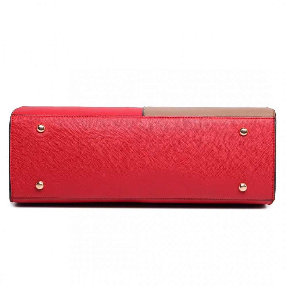 Split Front Tote Handbag-Handbags-ML-Daring Diva Australia, plus size fashion, plus size clothing, plus size clothing online, plus size womens clothing, womens clothing online, womens fashion, women's bag, bags for women, womens handbag, handbags for women, leather bag, handbags, chain bag, shoulder bag, tote bags, clutches, pouches, backpacks, beach bags, bags, accessories, purses for women, ladies handbags, crossbody bags for women, womens work bag, fashion, red tote bag, brown tote bag