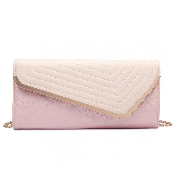 Quilted Envelope Clutch-Handbags-ML-Daring Diva Australia, plus size fashion, plus size clothing, plus size clothing online, plus size womens clothing, womens clothing online, womens fashion, women's bag, bags for women, womens handbag, handbags for women, leather bag, handbags, chain bag, shoulder bag, tote bags, clutches, pouches, backpacks, beach bags, bags, accessories, purses for women, ladies handbags, crossbody bags for women, womens work bag, fashion, pink clutch bag, pink clutch