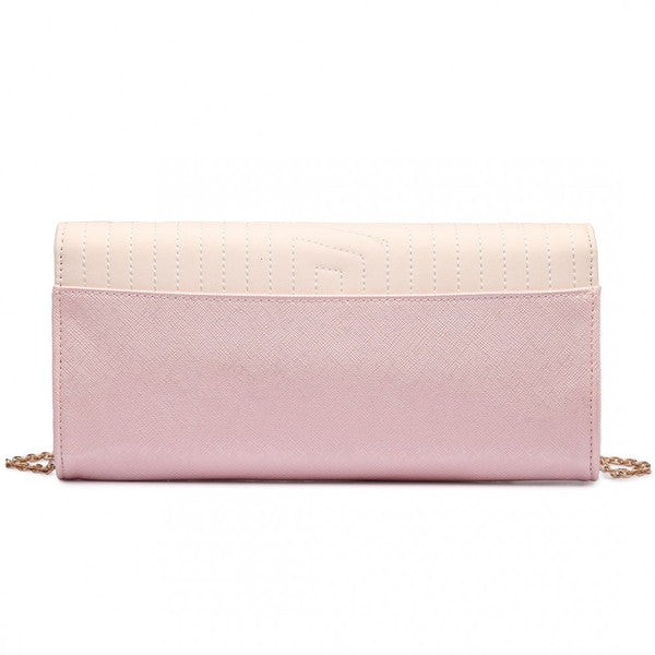 Quilted Envelope Clutch-Handbags-ML-Daring Diva Australia, plus size fashion, plus size clothing, plus size clothing online, plus size womens clothing, womens clothing online, womens fashion, women's bag, bags for women, womens handbag, handbags for women, leather bag, handbags, chain bag, shoulder bag, tote bags, clutches, pouches, backpacks, beach bags, bags, accessories, purses for women, ladies handbags, crossbody bags for women, womens work bag, fashion, pink clutch bag, pink clutch