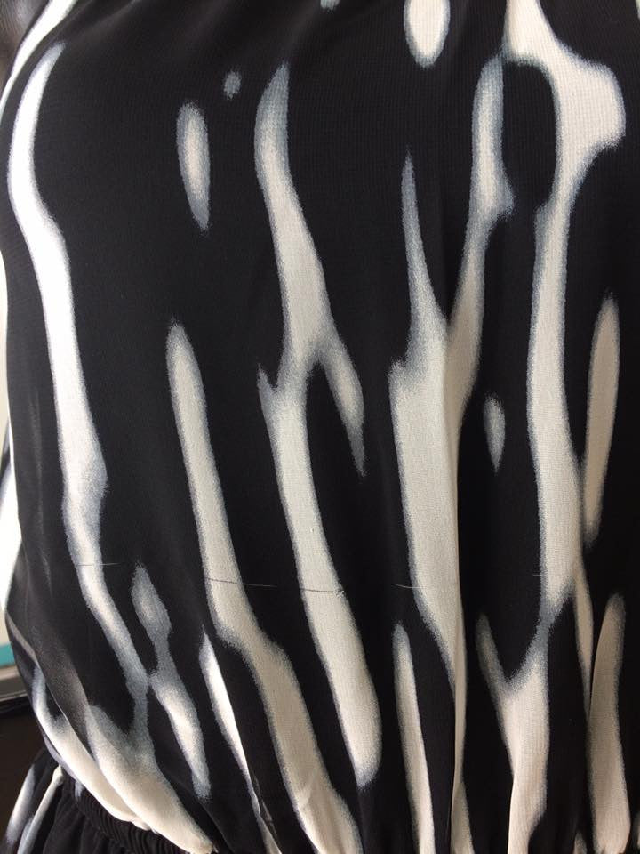 Z-THE ZEBRA DRESS - Faulty-SOLD-SOLD-Daring Diva Australia