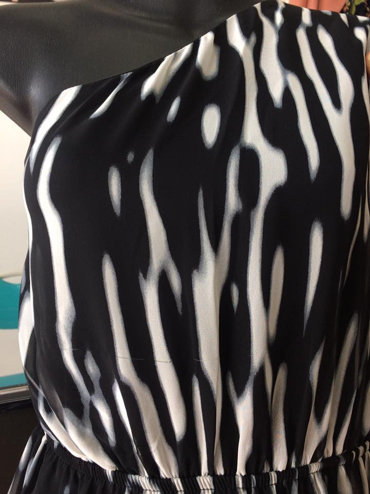 Z-THE ZEBRA DRESS - Faulty-SOLD-SOLD-Daring Diva Australia