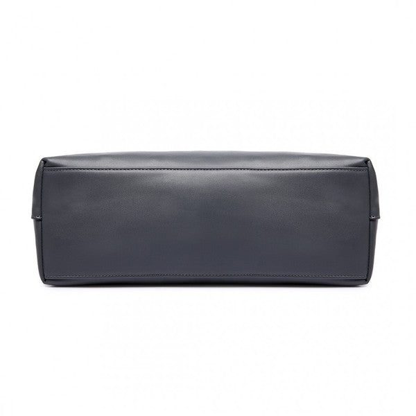 Z-LEATHER TASSEL SLOUCH HOBO BAG GREY-SOLD-SOLD-Daring Diva Australia