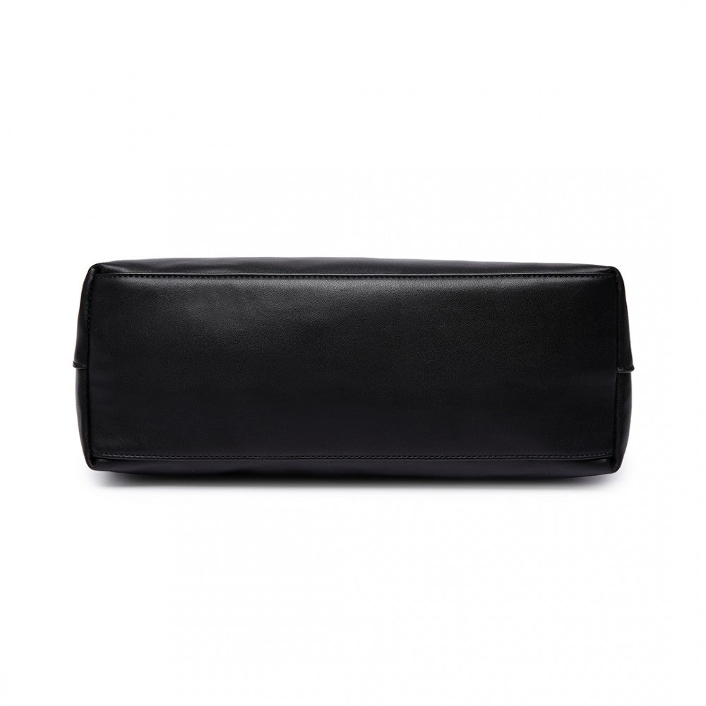 Leather Tassel Hobo Bag-Handbags-ML-Daring Diva Australia, plus size fashion, plus size clothing, plus size clothing online, plus size womens clothing, womens clothing online, womens fashion, women's bag, bags for women, womens handbag, handbags for women, leather bag, handbags, chain bag, shoulder bag, tote bags, clutches, pouches, backpacks, beach bags, bags, accessories, purses for women, ladies handbags, crossbody bags for women, womens work bag, fashion, black leather hobo bag