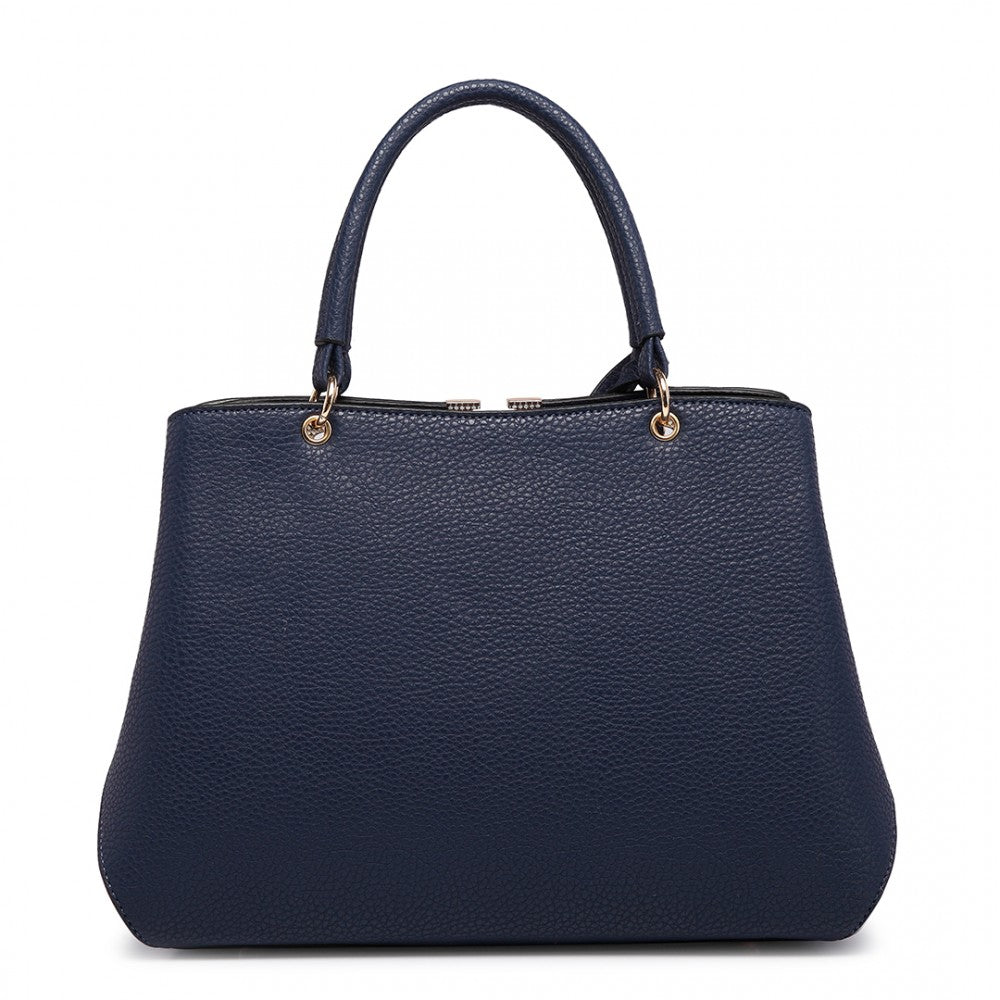 COLOUR BLOCK PANEL SHOULDER BAG BROWN-SOLD-SOLD-Daring Diva Australia