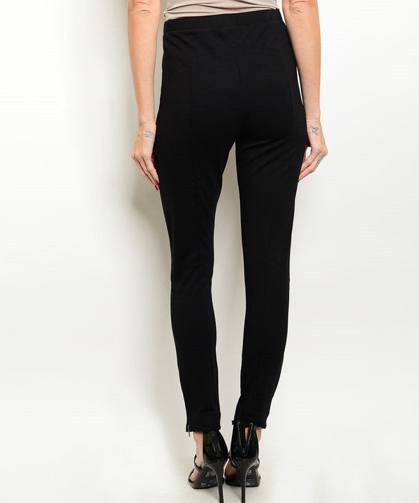 FITTED ZIP UP SKINNY PANTS-SOLD-SOLD-Daring Diva Australia