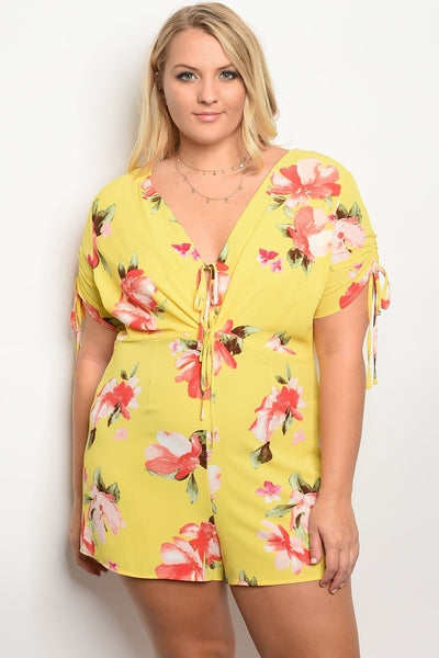 Celina Floral Playsuit-SOLD-SOLD-Daring Diva Australia