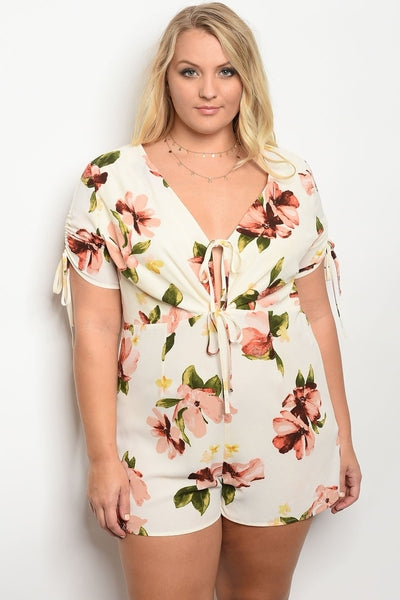Celina Floral Playsuit-SOLD-SOLD-Daring Diva Australia