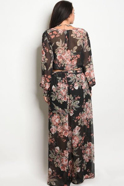 Whitney Floral Top & Skirt Set-SOLD-SOLD-Daring Diva Australia