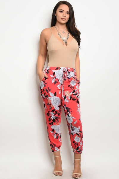 Z-Tiffany Floral Pants-SOLD-SOLD-Daring Diva Australia