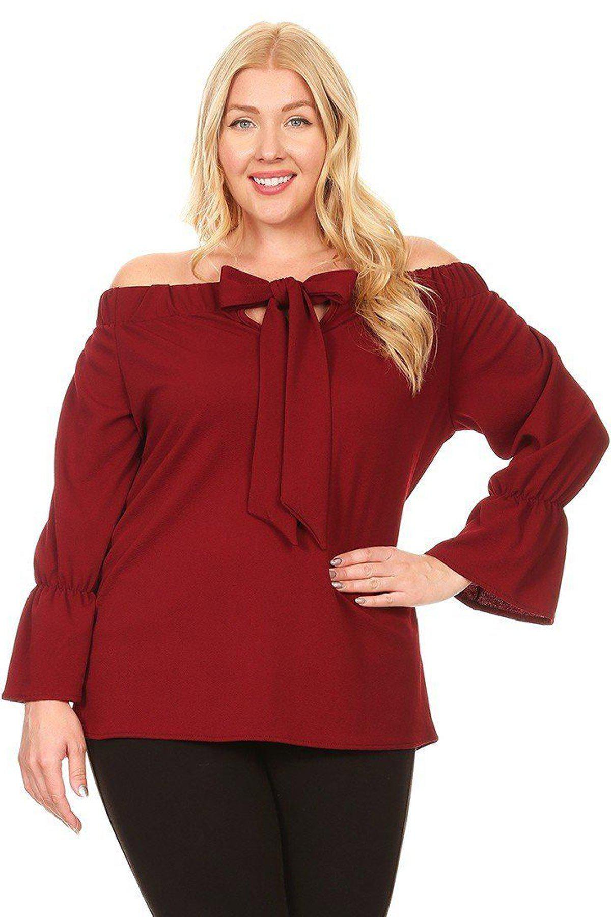 Cristina Bow Top-Tops-Daring Diva Australia-Daring Diva Australia