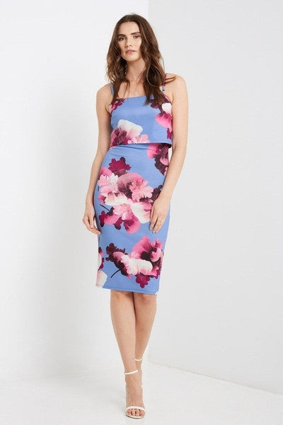 Marianne Floral Bodycon Dress-SOLD-SOLD-Daring Diva Australia