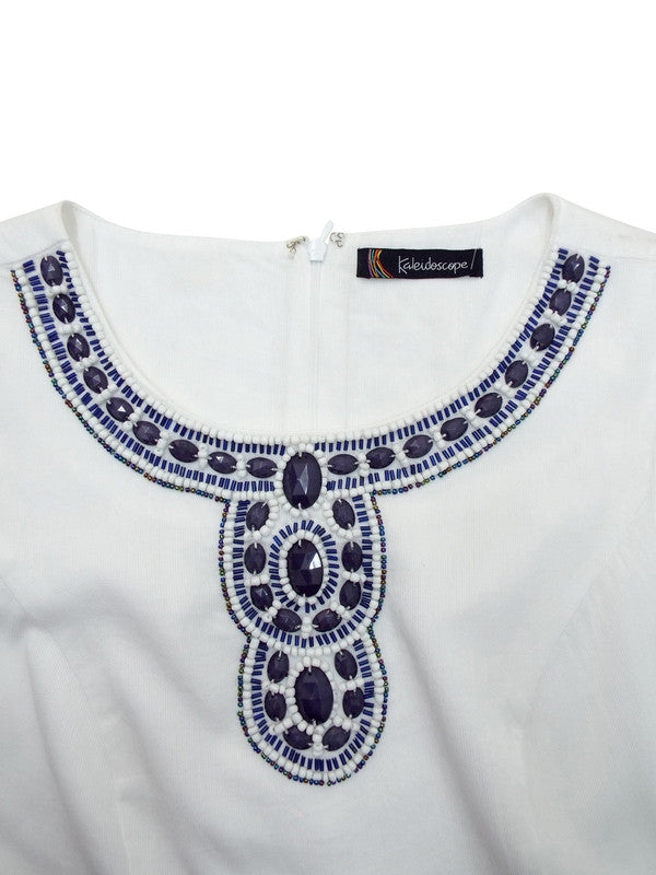 Sleeveless Jewel Embellished Shift Dress-SOLD-SOLD-Daring Diva Australia