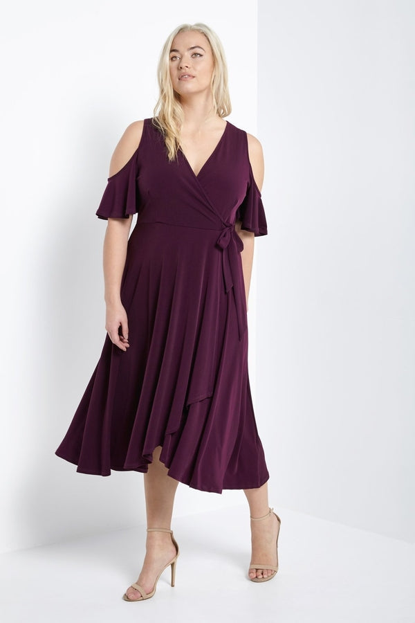 Davina Wrap Swing Dress-SOLD-SOLD-Daring Diva Australia